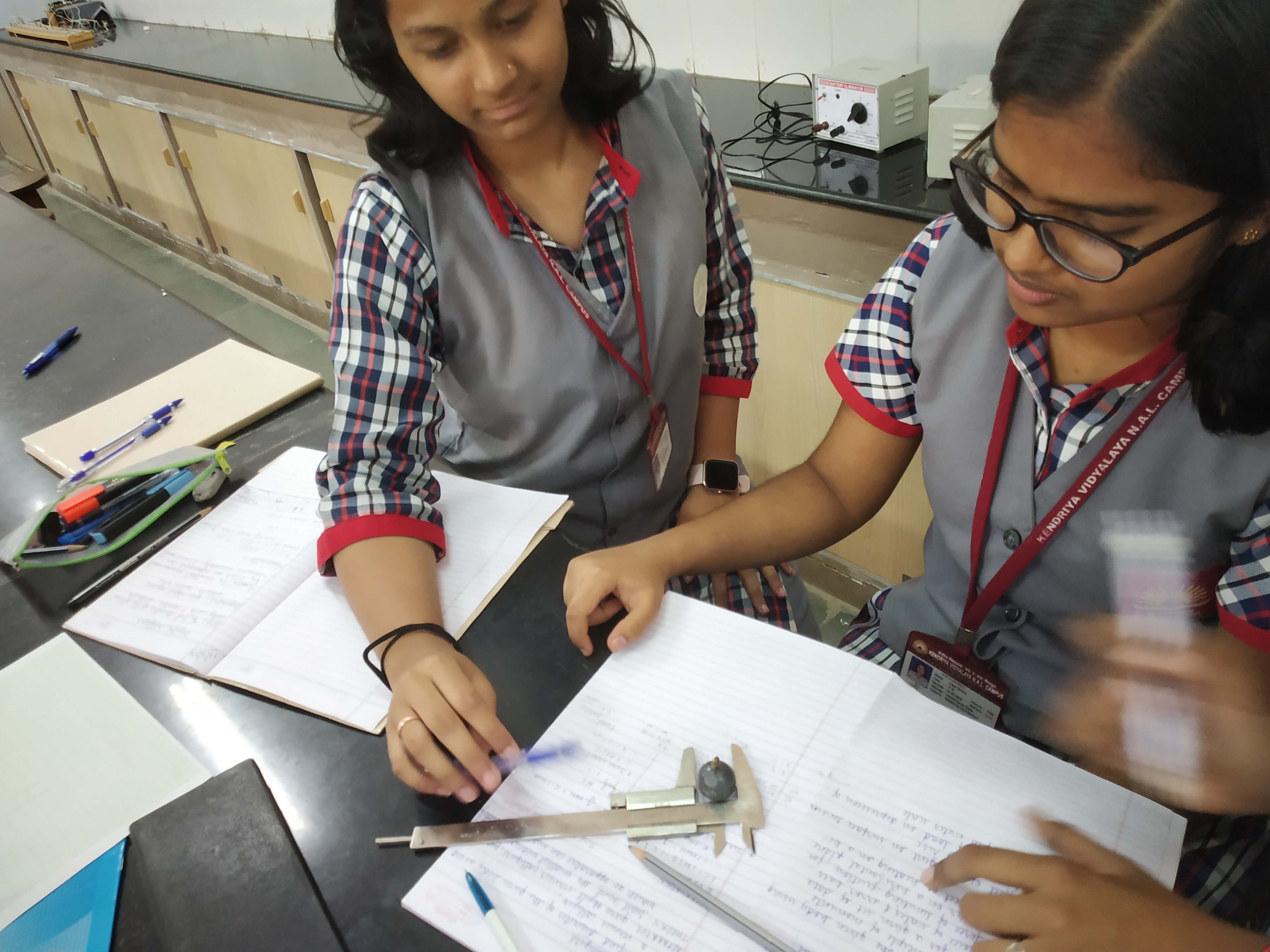 Measurement through Vernier caliper