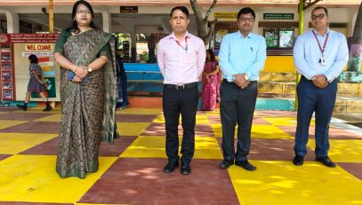 SCHOOL MORNING ASSEMBLY OBSERVATION BY INSPECTION TEAM