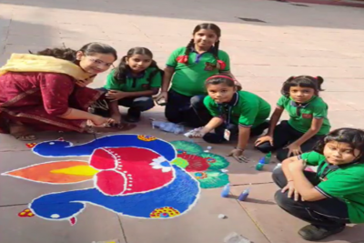 Rangoli Making