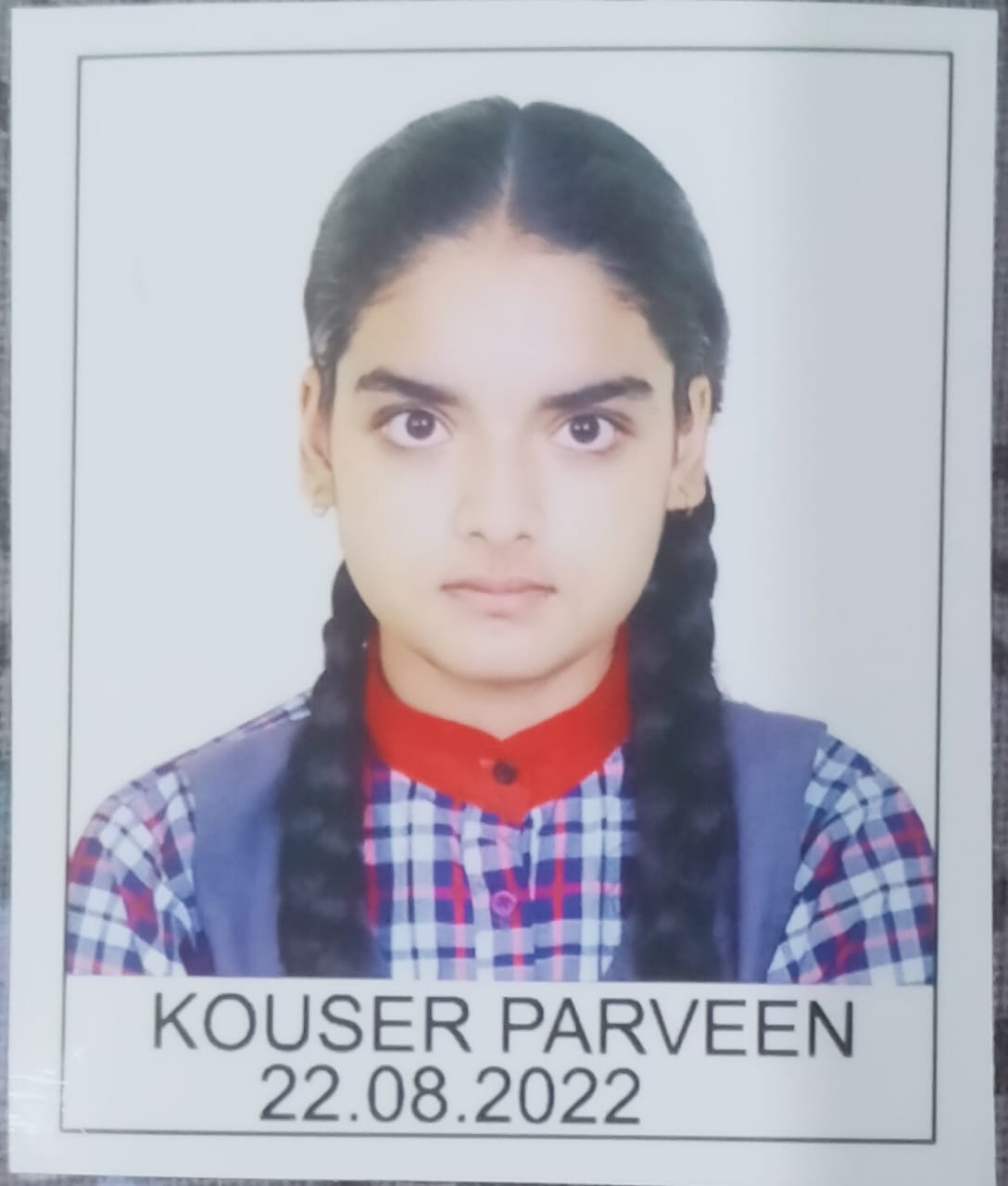 student name