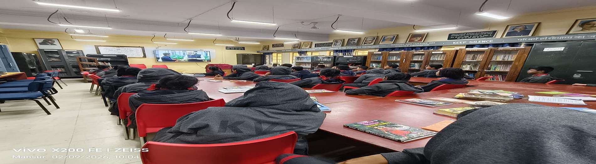 Students watching PPC