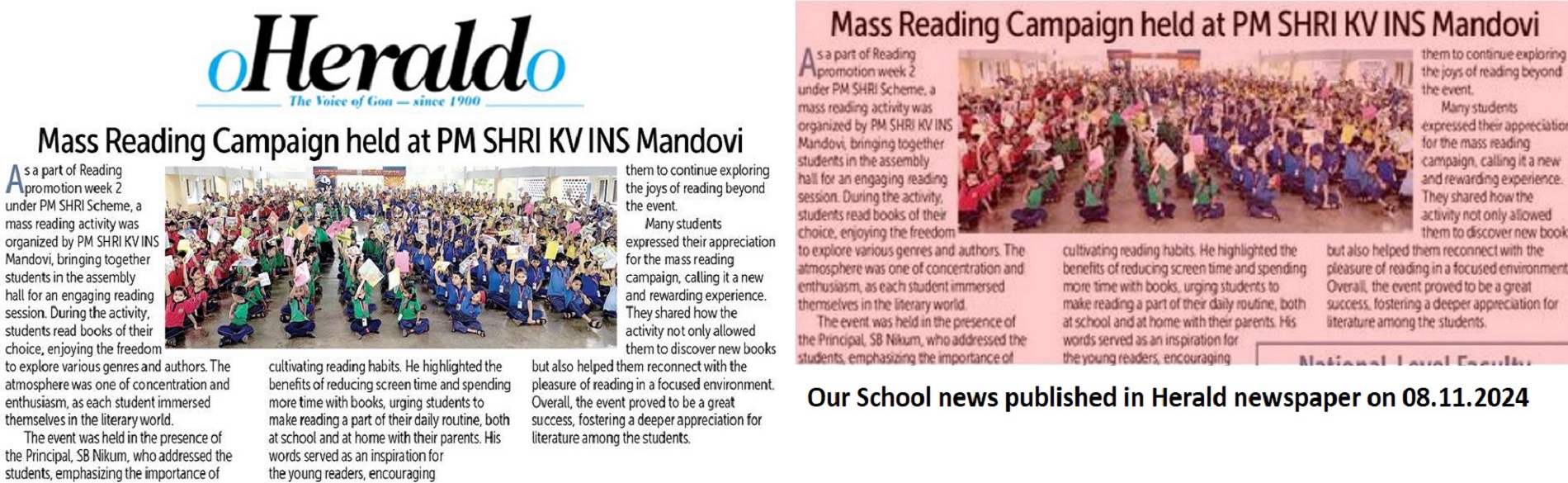 Mass Reading program