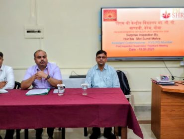 Shri Sumit Mehra Sir, AC KVS RO Mumbai Region Visit