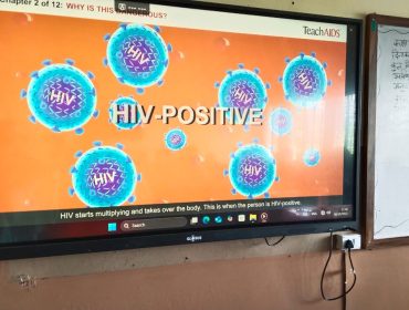 Awareness session on AIDS and Eye check up