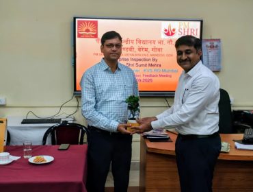 Shri Sumit Mehra Sir, AC KVS RO Mumbai Region Visit