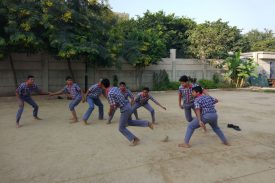 Image Showing: Boys playing Kabaddi