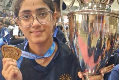 Mehak Class XI Secured Gold in Boxing