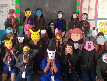 Mask making activity class 3