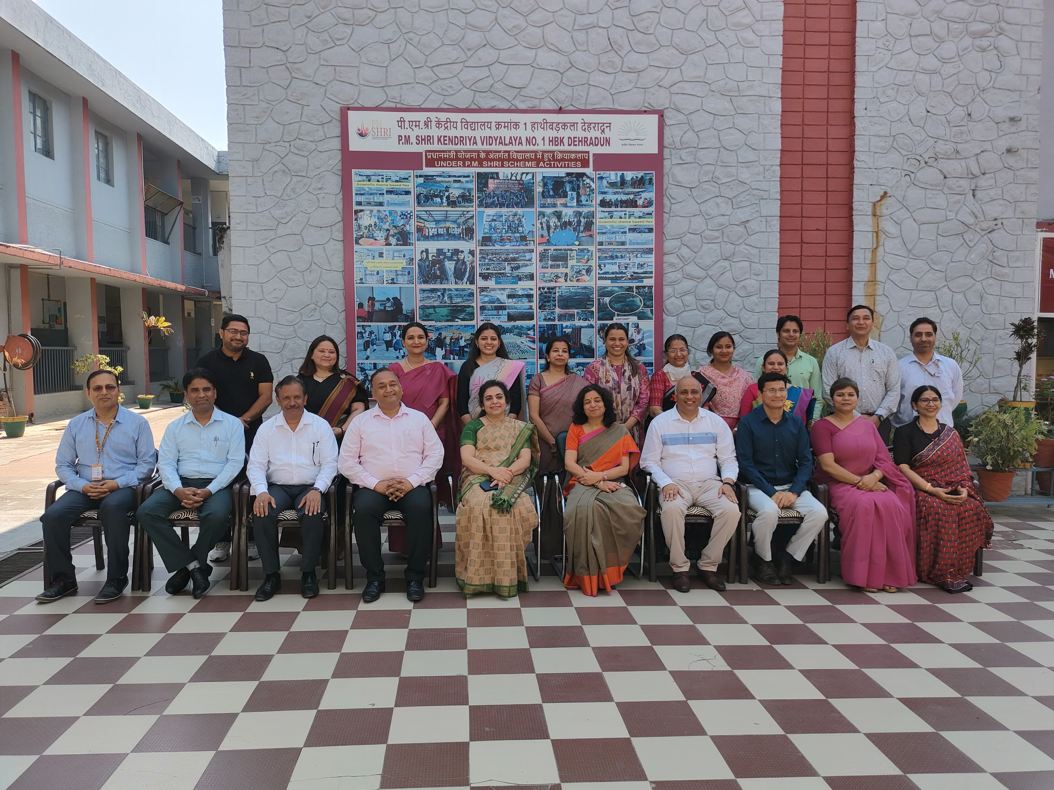 Commissioner with KV Staff