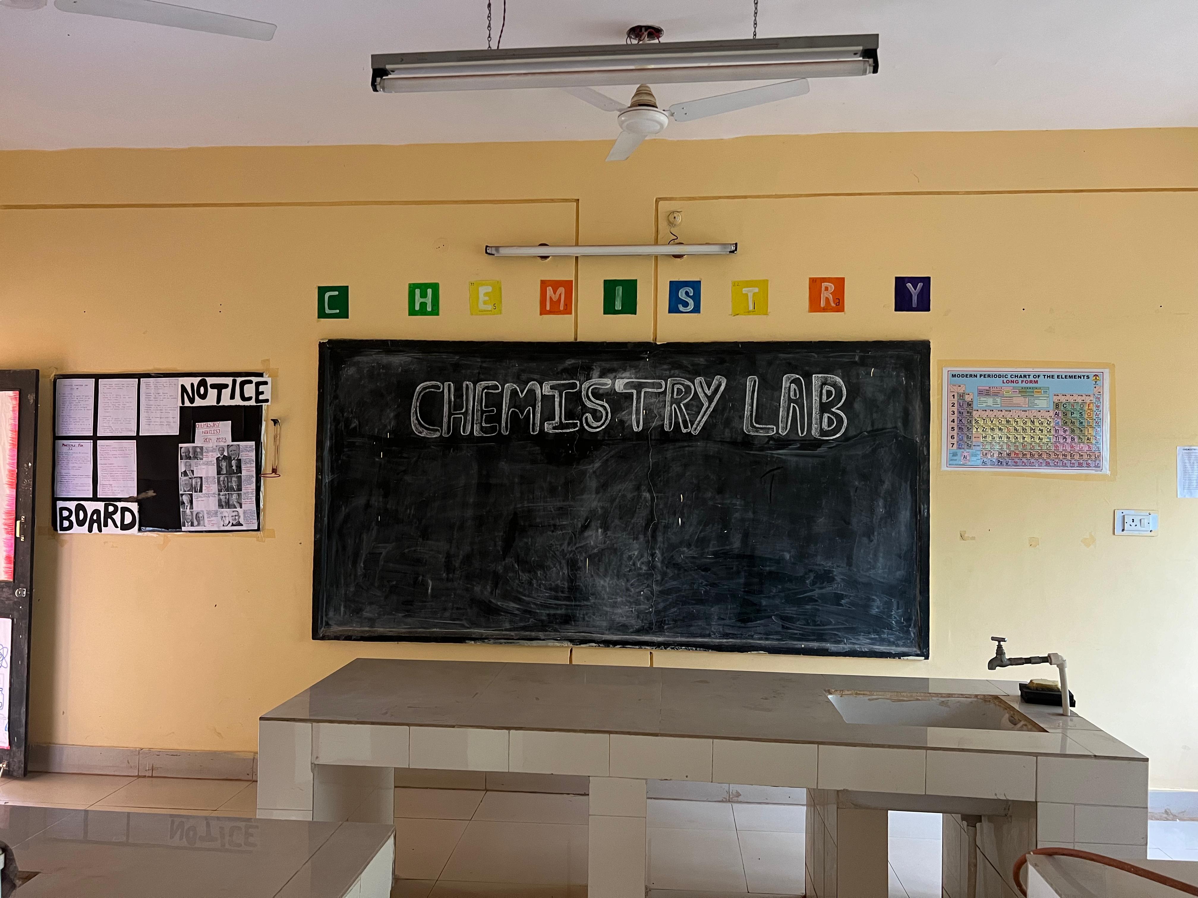 CHEMISTRY laboratory