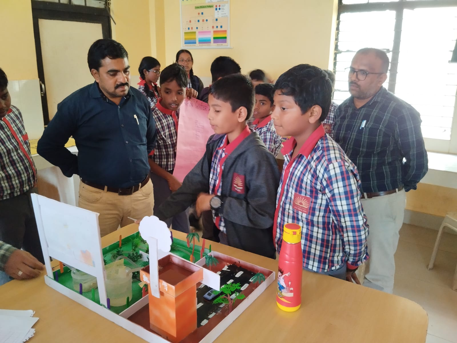 Science exhibition water