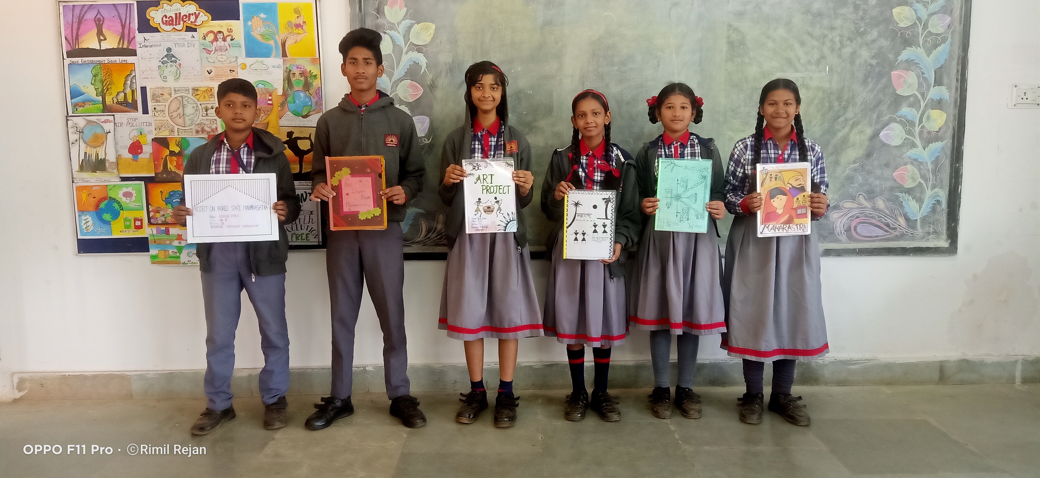 Art Display by boys and girl