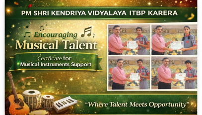 Certificates distributed for musical performances on 7 Apr 2026