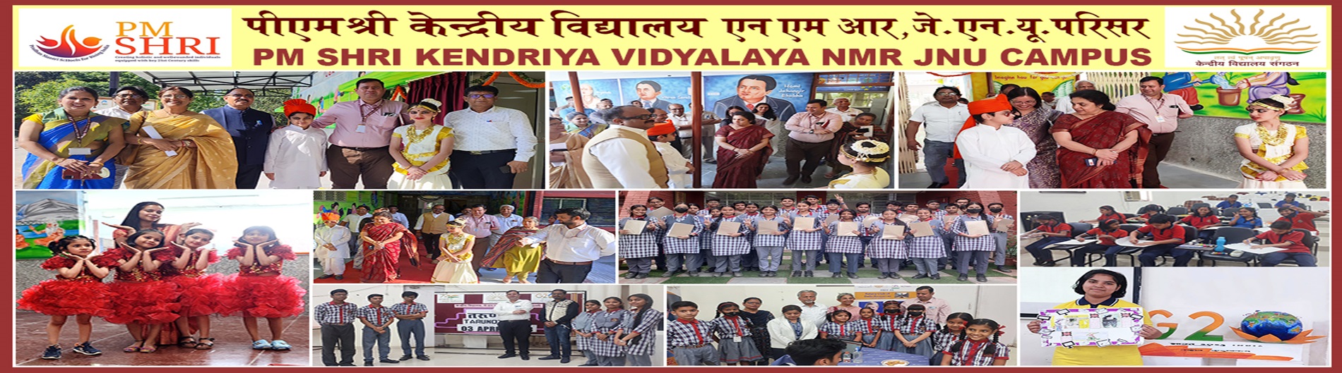 pm shri kendriya vidyalaya nmr jnu campus commissioner visit