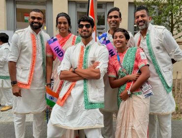 Dhinidhi with Star Athletes