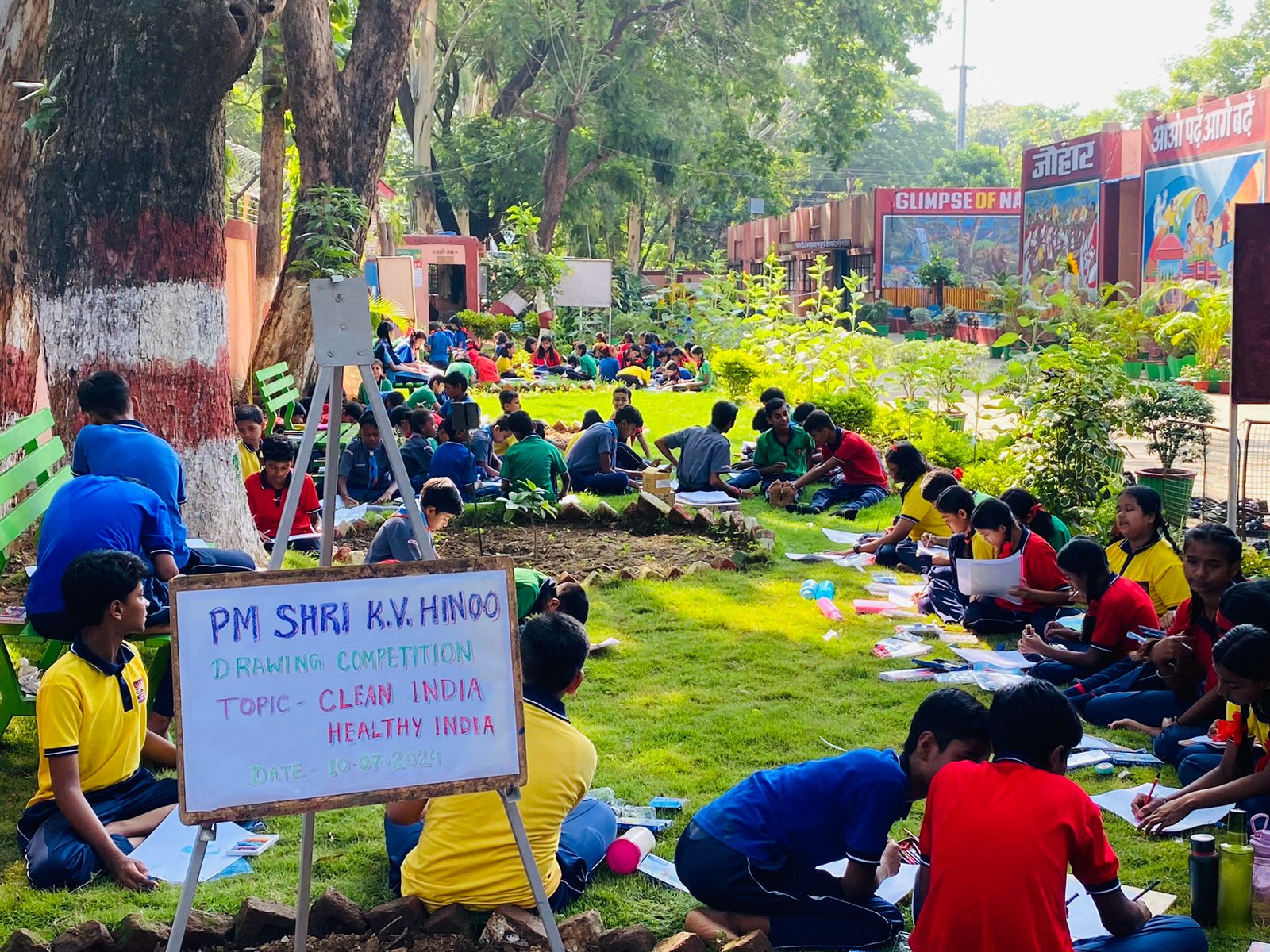 स्वच्छता पखवाड़ा के अंतर्गत ड्राइंग प्रतियोगिता