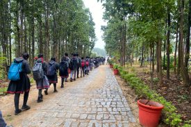 photo of field tour Biodiversity Park by kv hinoo first shift students