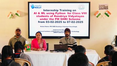 NIELIT Internship Training at School