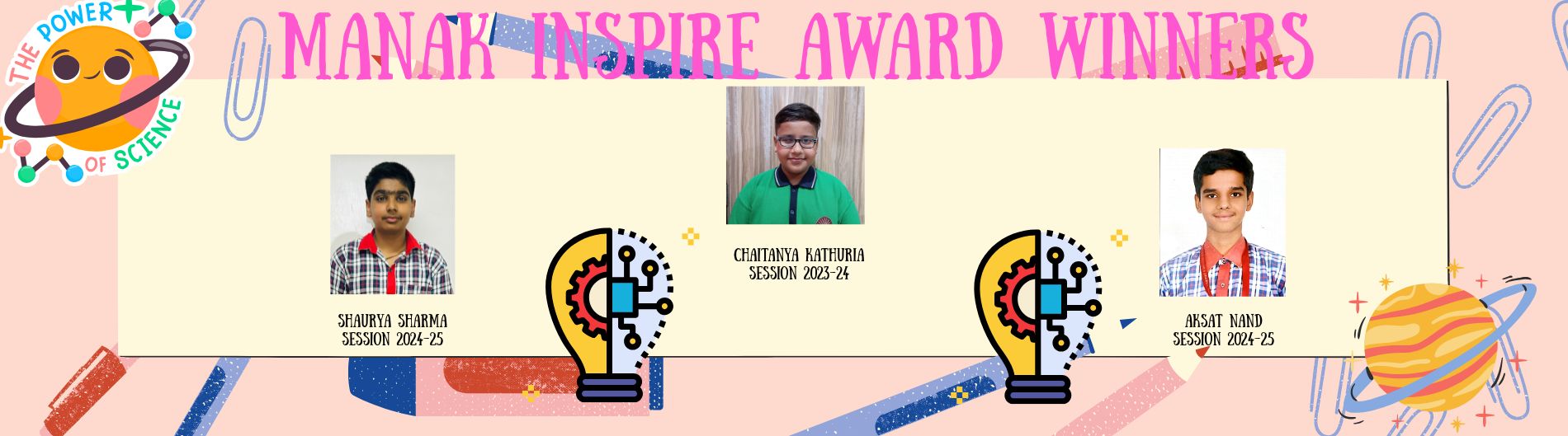 Manak Inspire Award Winners
