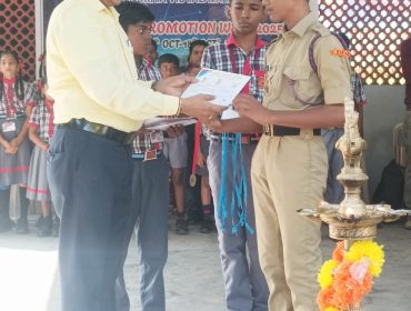 NCC Cadets got medals and certificates during ATC camp