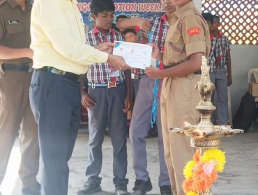 NCC Cadets got medals and certificates during ATC camp
