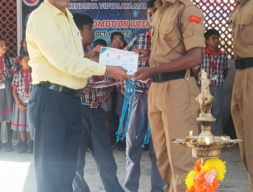 NCC Cadets got medals and certificates during ATC camp