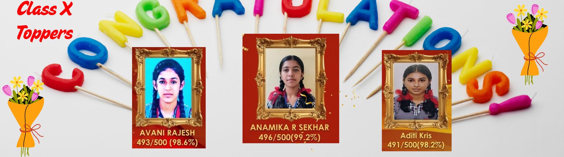 कक्षा दस के टॉपर