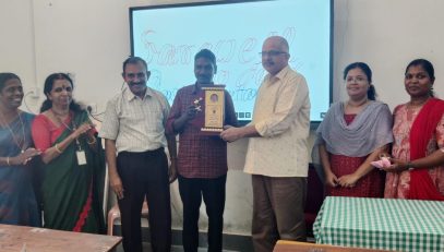 Photo gallery retirement of Mr C Sasi Sir - Sub Staff on 30-04-2024