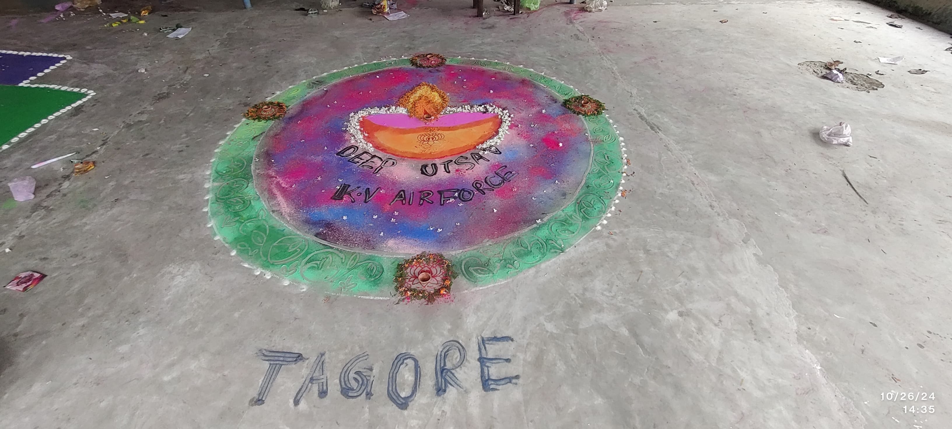 Rangoli Making Activity