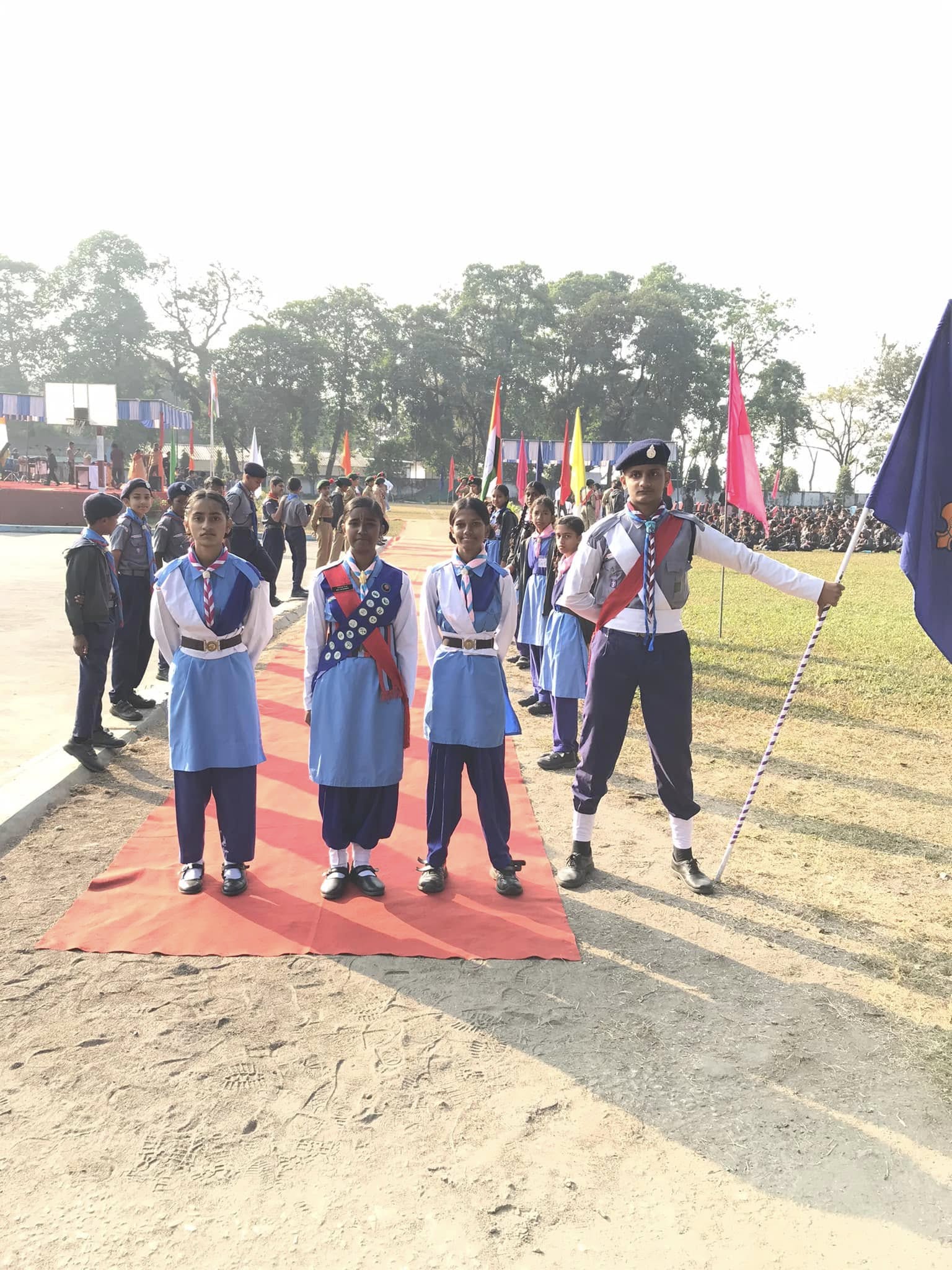 Bharat and Scout Guide Welcome