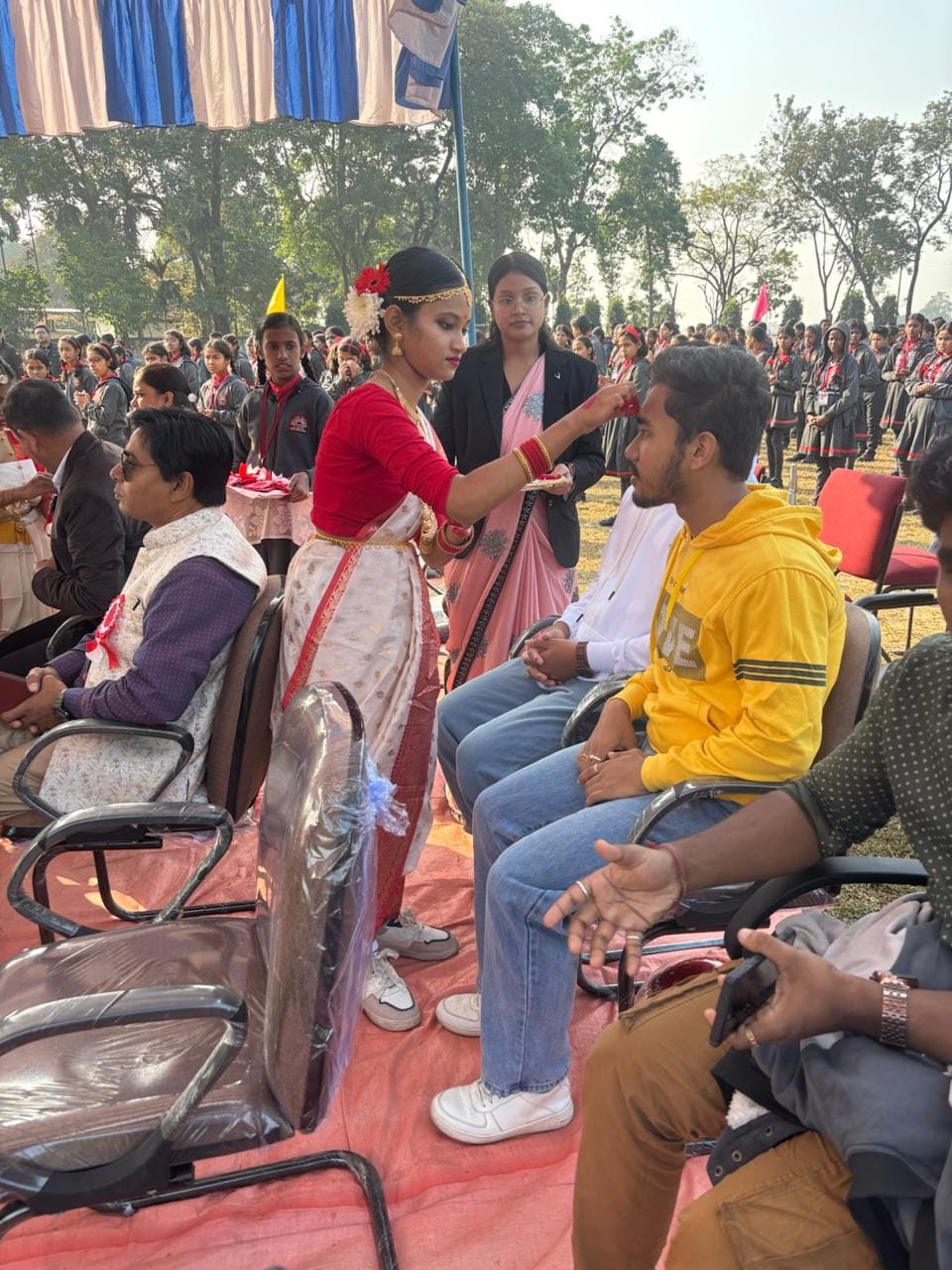 WELCOMING TILAK