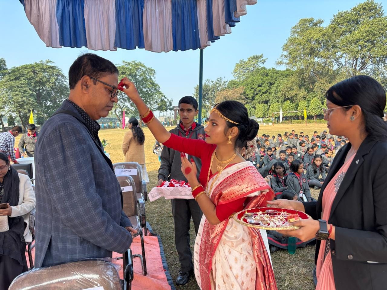 TILAK WELCOMING