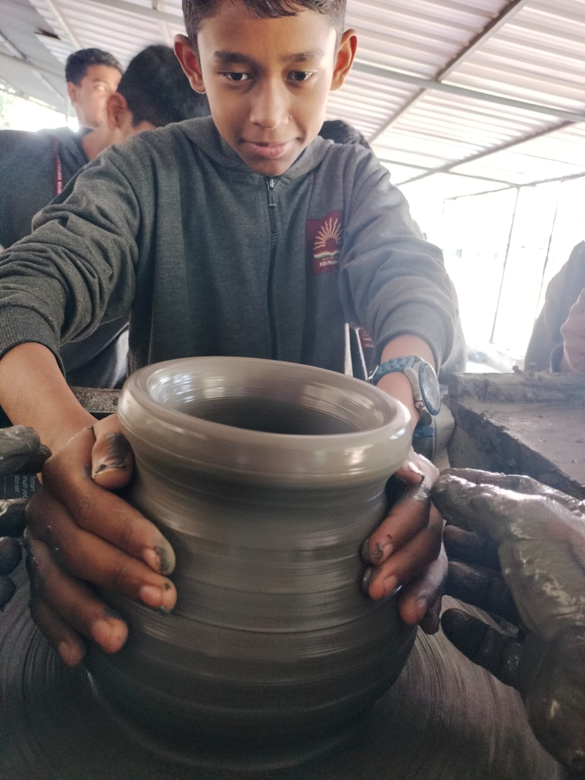 HANDS-ON LEARNING OF POTTERY MAKING