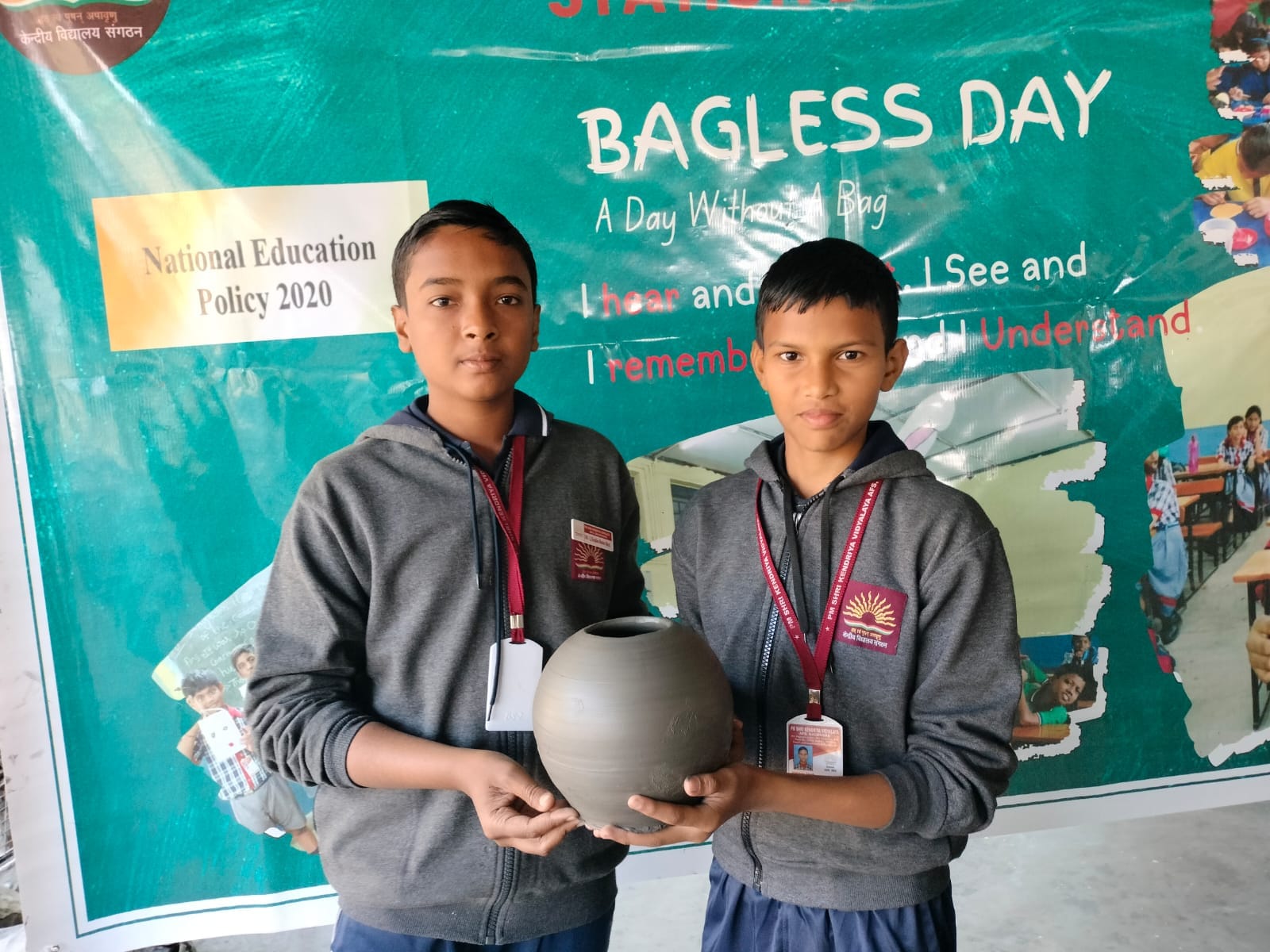 HANDS-ON LEARNING OF POTTERY MAKING BY STUDENTS