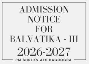 Admission Notice 2026-27 BALVATIKA-3 - Thumbnail