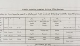 term 1 datesheet