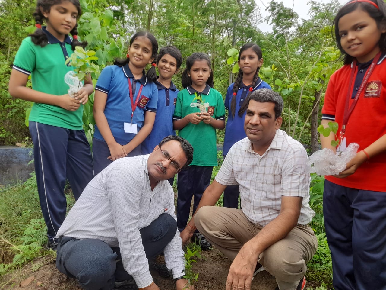 Plantation Program in Vidyalaya