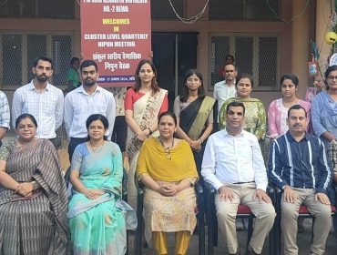 क्लस्टर स्तरीय त्रैमासिक निपुण बैठक
