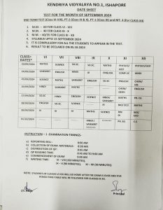 Exam Timetable