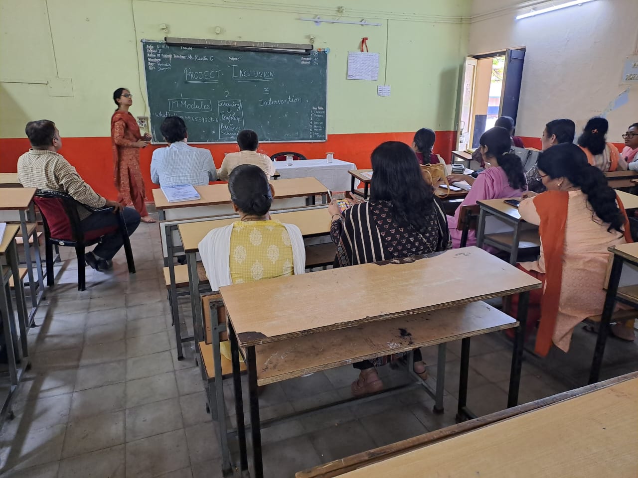 परियोजना समावेशन पर प्रशिक्षण