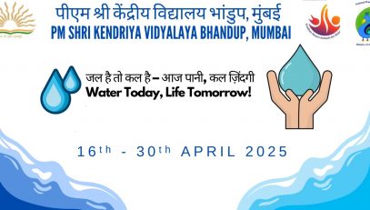 Water Today, Life Tomorrow