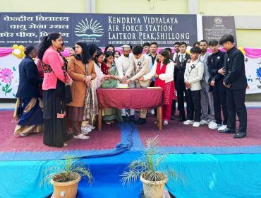 Mohd Ajaharuddin, Principal I/c with Class XII students , a memorable & emotional moment