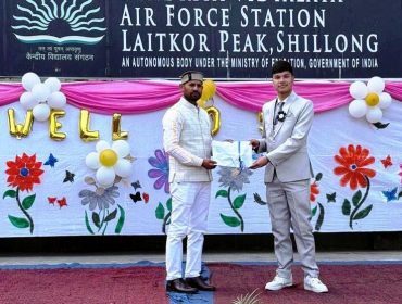 Mohd Ajaharuddin, Principal I/c with Class XII students , a memorable & emotional moment