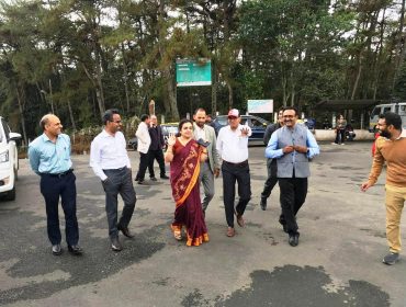 Historical visit of Honourable Commissioner Smt. Nidhi Pandey@PM SHRI KV AFS LAITKOR PEAK