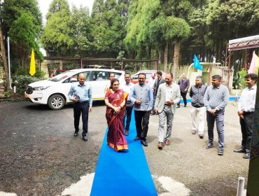 Historical visit of Honourable Commissioner Smt. Nidhi Pandey@PM SHRI KV AFS LAITKOR PEAK
