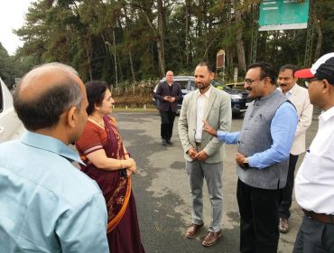 Interaction with Mohd Ajaharuddin, Principal IC By Honourable Commissioner Smt. Nidhi Pandey ,KVS (HQ) New Delhi