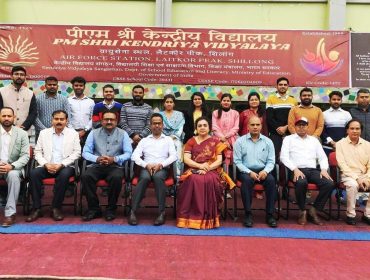 Honourable Commissioner Smt. Nidhi Pandey@PM SHRI KV AFS LAITKOR PEAK