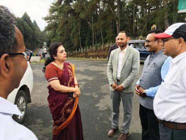 Interaction with Mohd Ajaharuddin, Principal IC By Honourable Commissioner Smt. Nidhi Pandey ,KVS (HQ) New Delhi