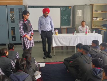 SHRI DIDAR SINGH,AC,KVS RO GURUGRAM visit to vidyalaya