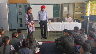 SHRI DIDAR SINGH,AC,KVS RO GURUGRAM visit to vidyalaya
